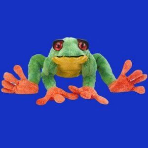 Ty Beanie Baby  Panama the Tree Frog  Stuffed Animal